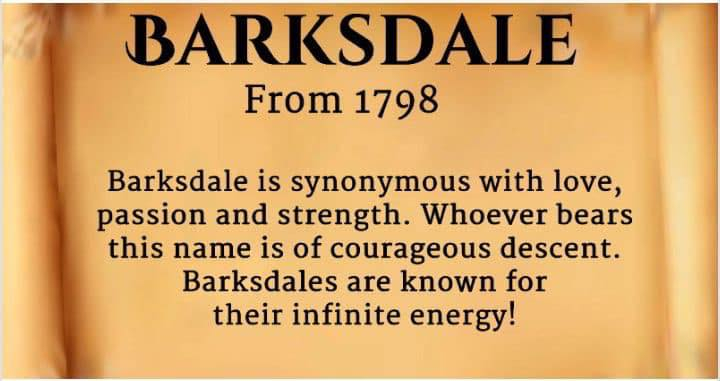 Proud to be a Barksdale